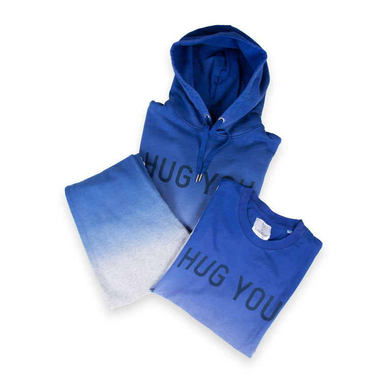 T-Shirt HUG YOU, blau