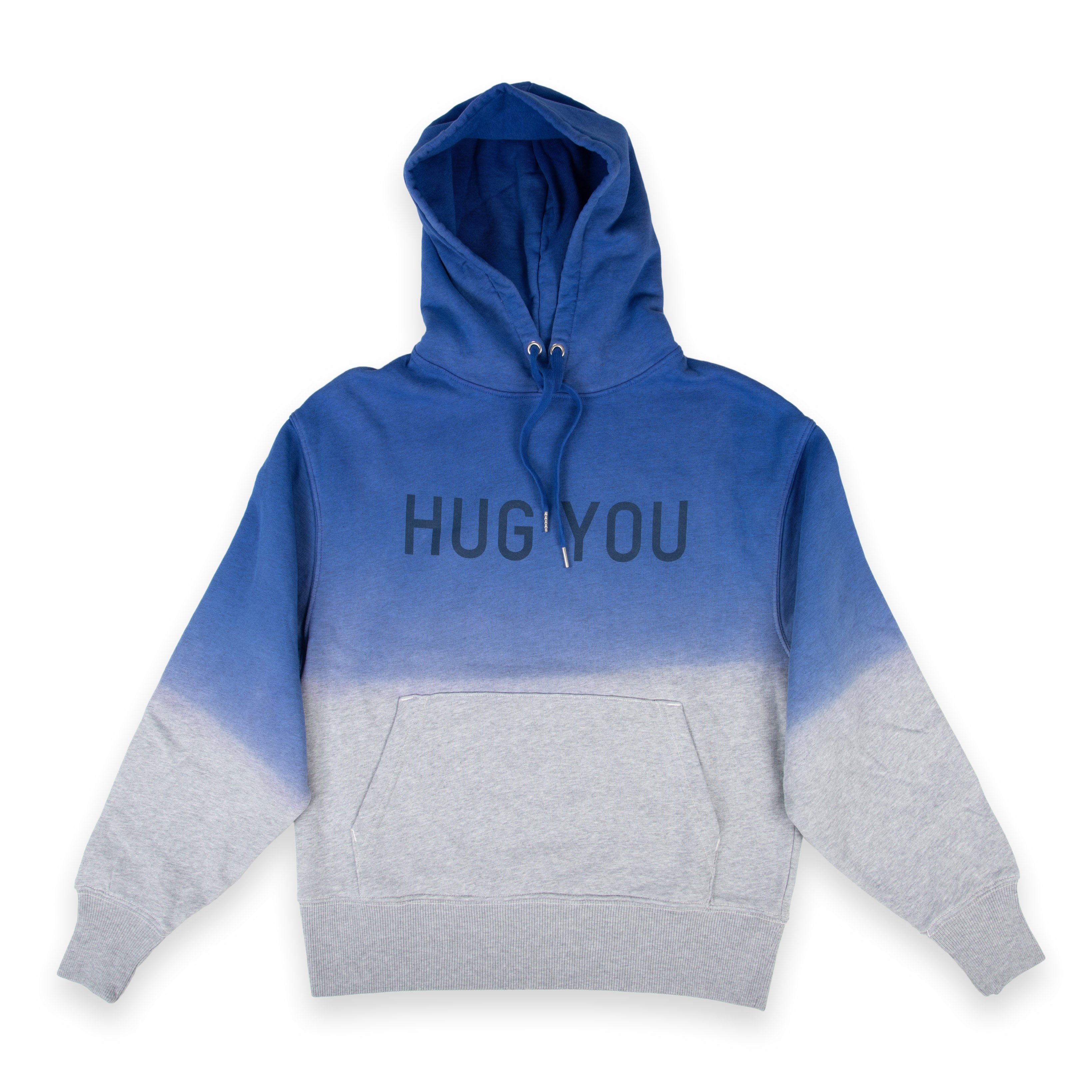 Hoodie HUG YOU blau