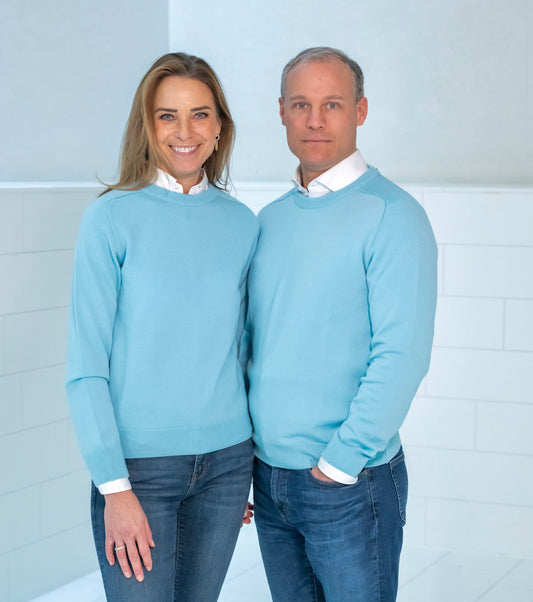 Pullover ULI, unisex, türkis