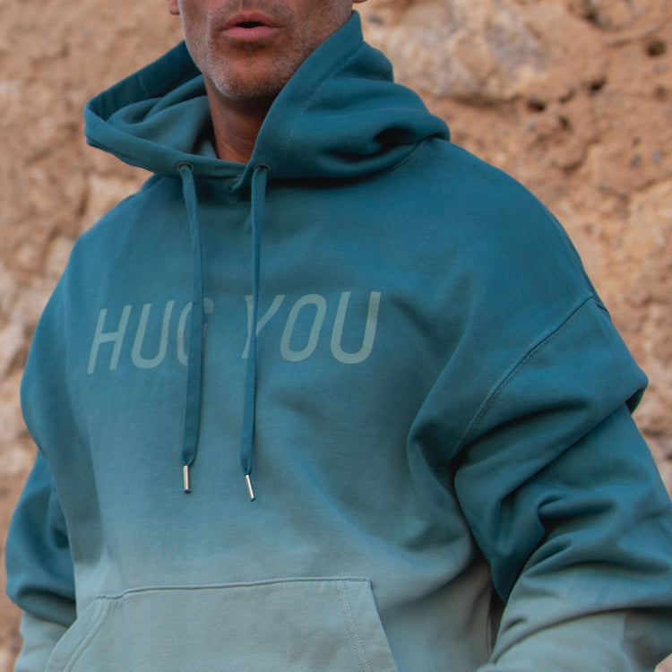Hoodie HUG YOU, grün