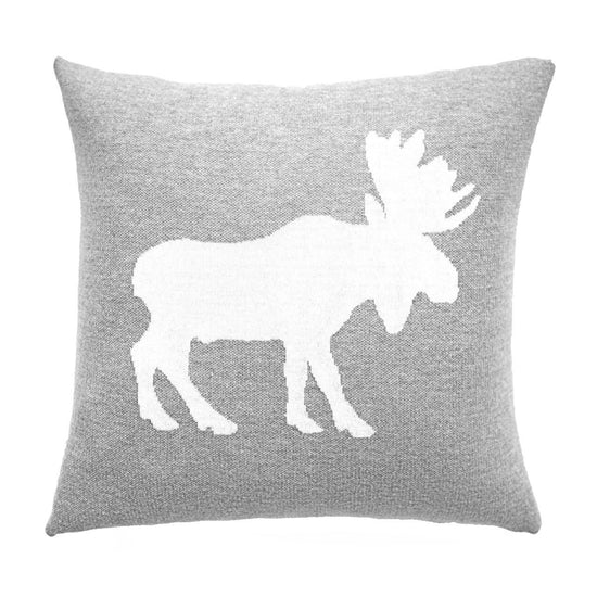 Kissenhülle 50x50cm Elk, grau - Lenz & Leif
