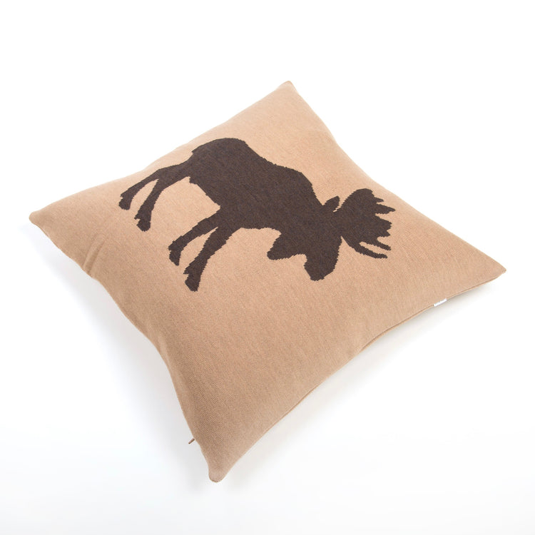 Kissenhülle 50x50cm Elk, camel - Lenz & Leif