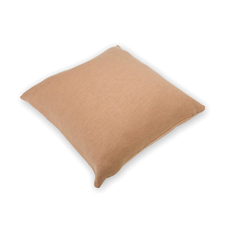 Kissenhülle 50x50cm uni, camel - Lenz & Leif