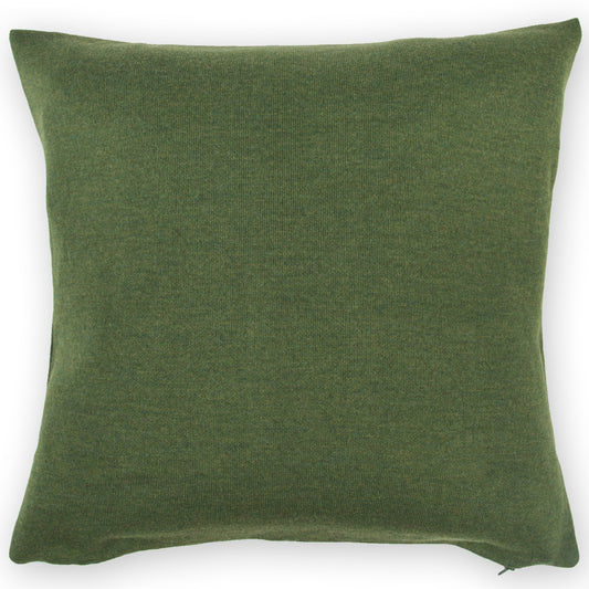 Kissenhülle 60x60cm uni, dunkelgrün - Lenz & Leif