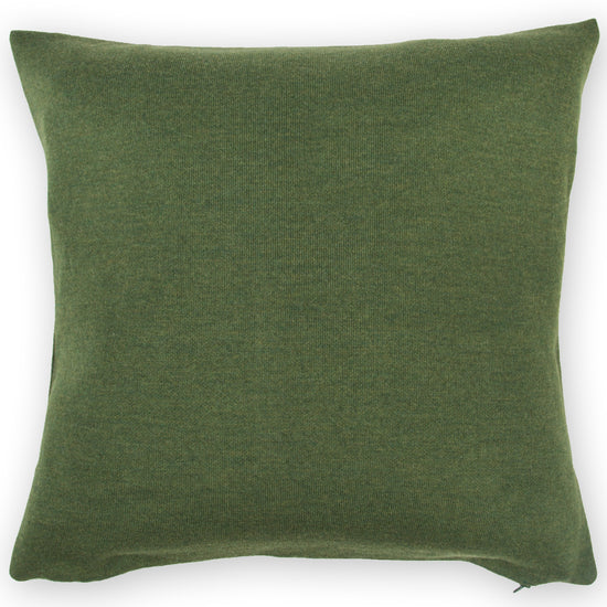 Kissenhülle 60x60cm uni, dunkelgrün - Lenz & Leif