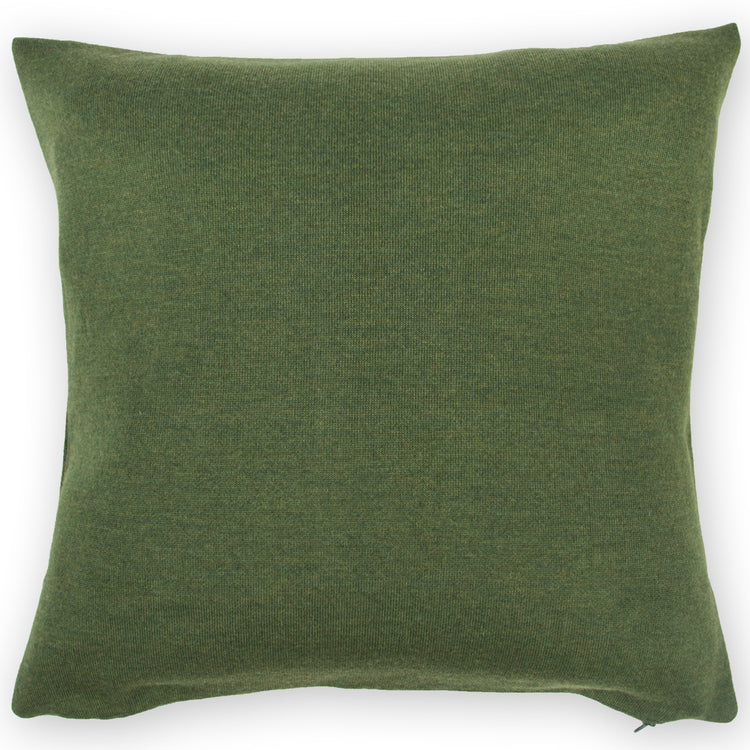 Kissenhülle 60x60cm uni, dunkelgrün - Lenz & Leif