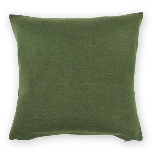Kissenhülle 50x50cm uni, dunkelgrün - Lenz & Leif