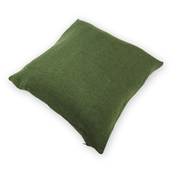 Kissenhülle 50x50cm uni, dunkelgrün - Lenz & Leif