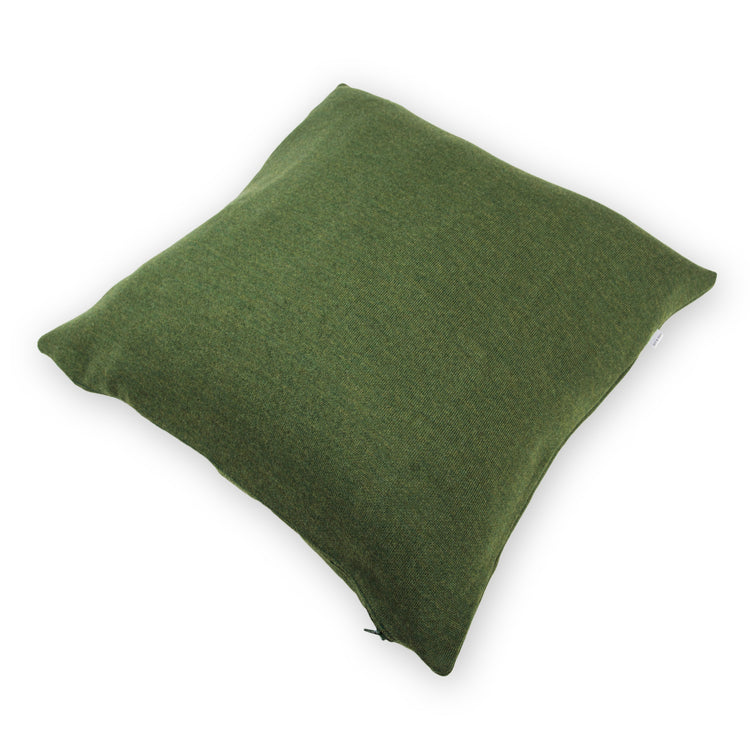 Kissenhülle 50x50cm uni, dunkelgrün - Lenz & Leif