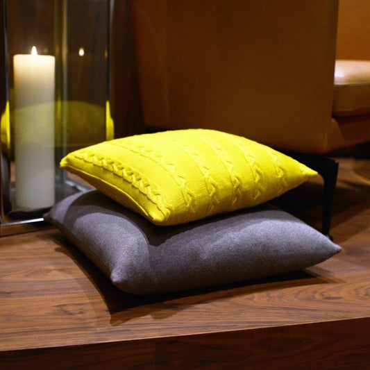 Kissenhülle 50x50cm uni, beige - Lenz & Leif