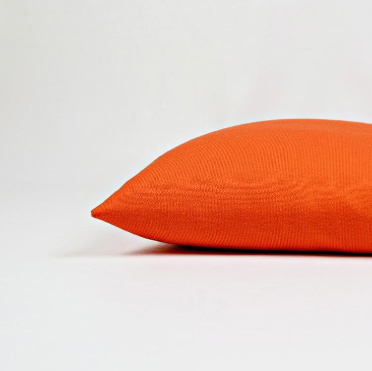 Kissenhülle 50x50cm uni, orange - Lenz & Leif