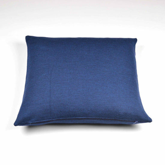 Kissenhülle 50x50cm uni,dunkelblau - Lenz & Leif