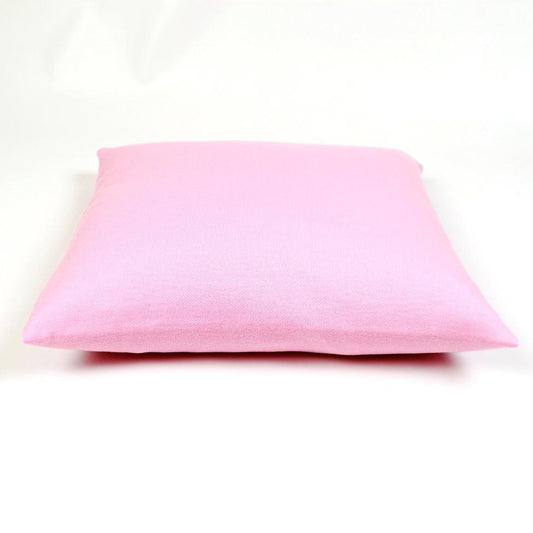 Kissenhülle 50x50cm uni, rosa - Lenz & Leif