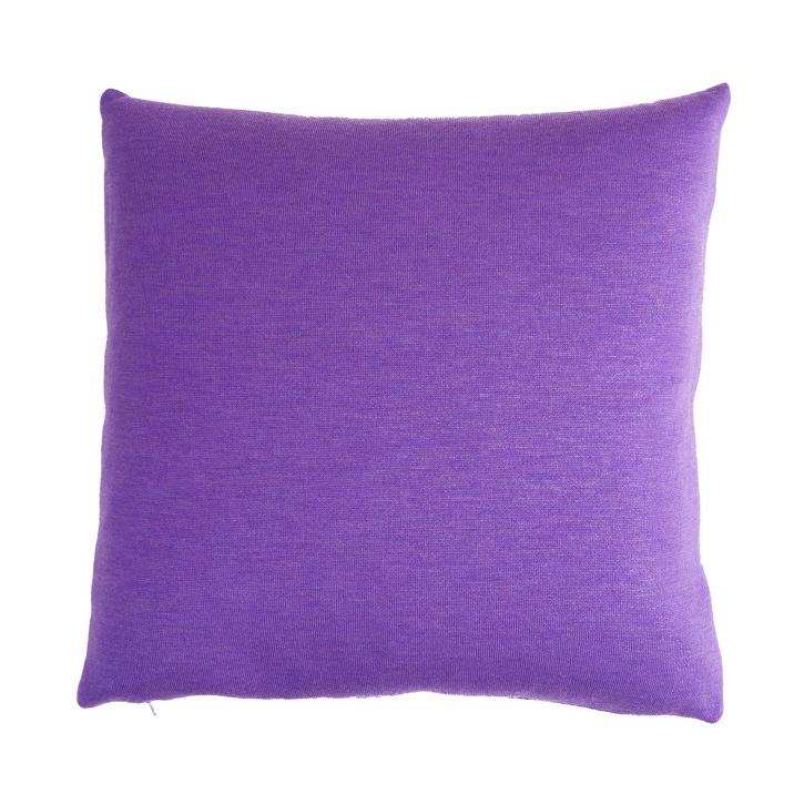 Kissenhülle 50x50cm uni, lila - Lenz & Leif