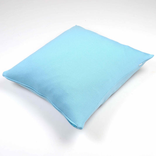 Kissenhülle 50x50cm uni, türkis - Lenz & Leif