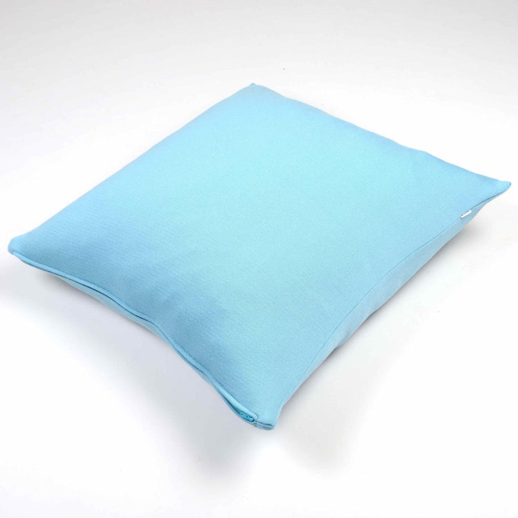 Kissenhülle 50x50cm uni, türkis - Lenz & Leif