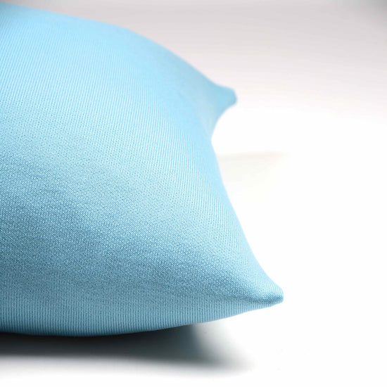 Kissenhülle 50x50cm uni, türkis - Lenz & Leif