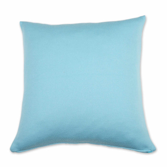 Kissenhülle 50x50cm uni, türkis - Lenz & Leif