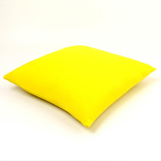 Kissenhülle 50x50cm uni, gelb - Lenz & Leif