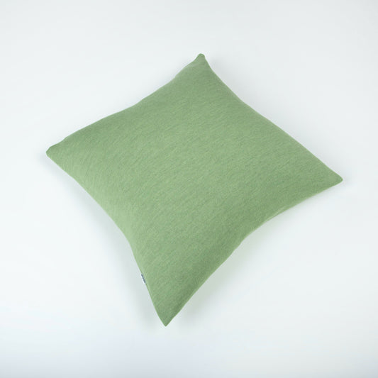 Cushion cover 50x50cm uni, light green mottled