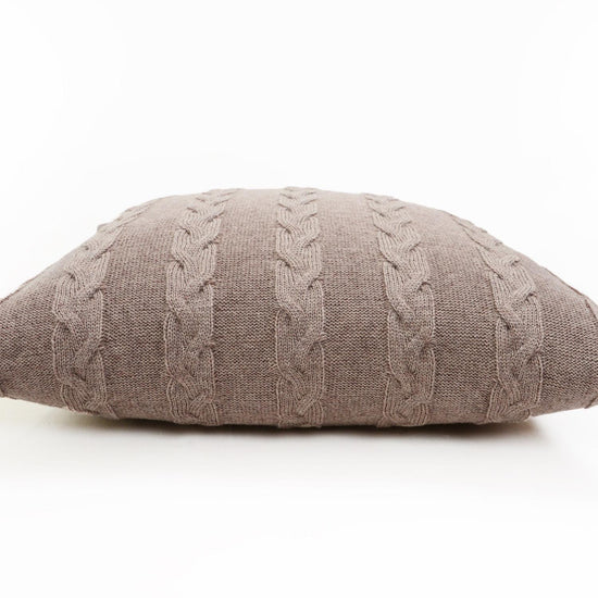 Kissenhülle 40x40cm Zopf, beige - Lenz & Leif