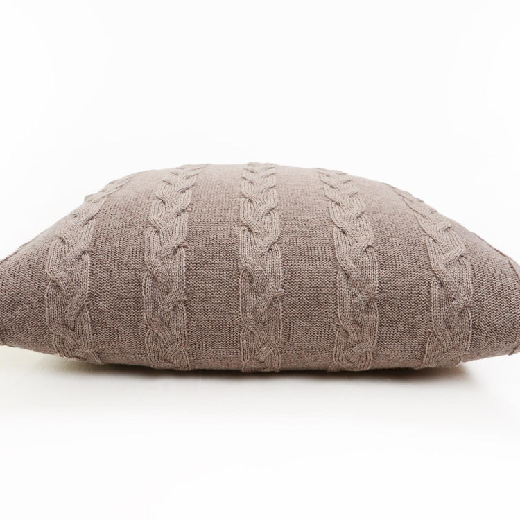 Kissenhülle 40x40cm Zopf, beige - Lenz & Leif