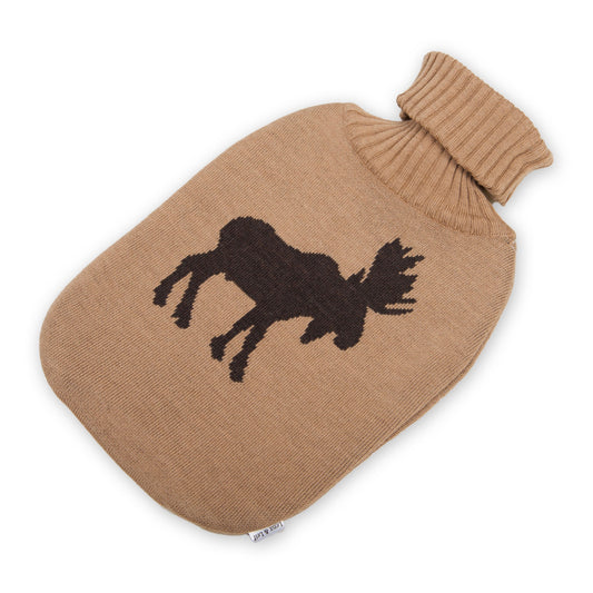 Wärmflasche 2l Elk, camel - Lenz & Leif