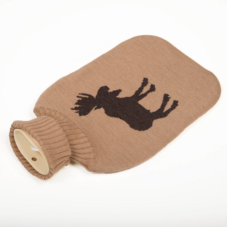Wärmflasche 2l Elk, camel - Lenz & Leif