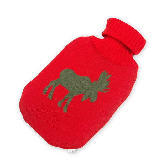 Wärmflasche 2l Elk, rot - Lenz & Leif