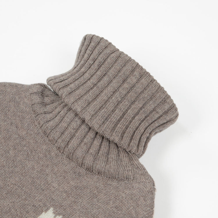 Wärmflasche 2l Elk, beige/weiß