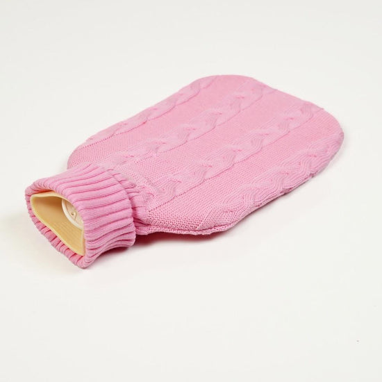 Wärmflasche Zopf, rosa - Lenz & Leif