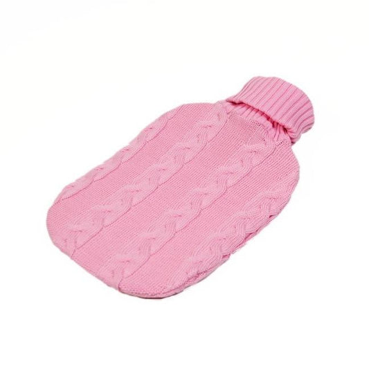 Wärmflasche Zopf, rosa - Lenz & Leif
