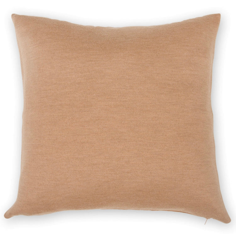 Kissenhülle 60x60cm uni, camel - Lenz & Leif