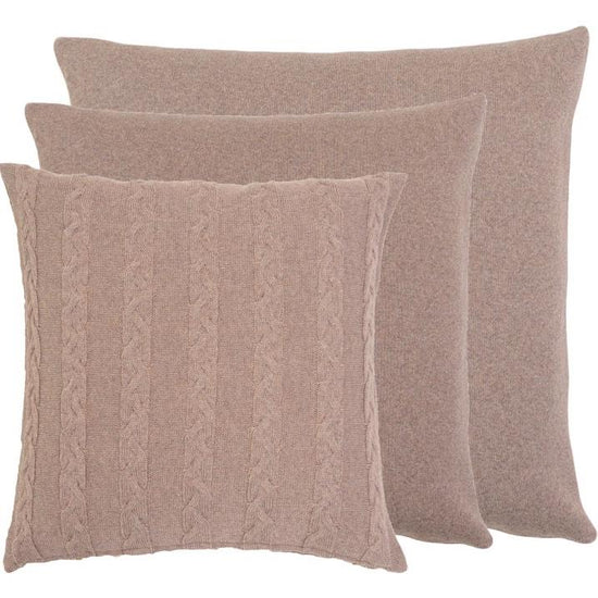 Kissenhülle 60x60cm uni, beige - Lenz & Leif