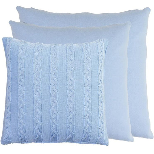 Kissenhülle 60x60cm uni, hellblau - Lenz & Leif