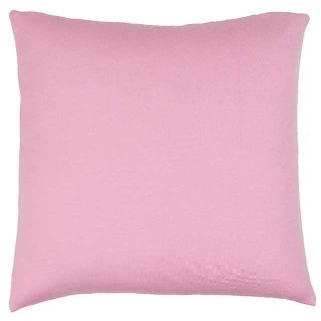 Kissenhülle 60x60cm uni, rosa - Lenz & Leif