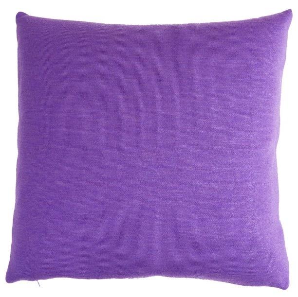 Kissenhülle 60x60cm uni, lila - Lenz & Leif