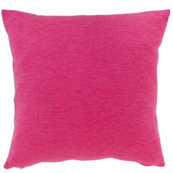 Kissenhülle 60x60cm uni, magenta - Lenz & Leif
