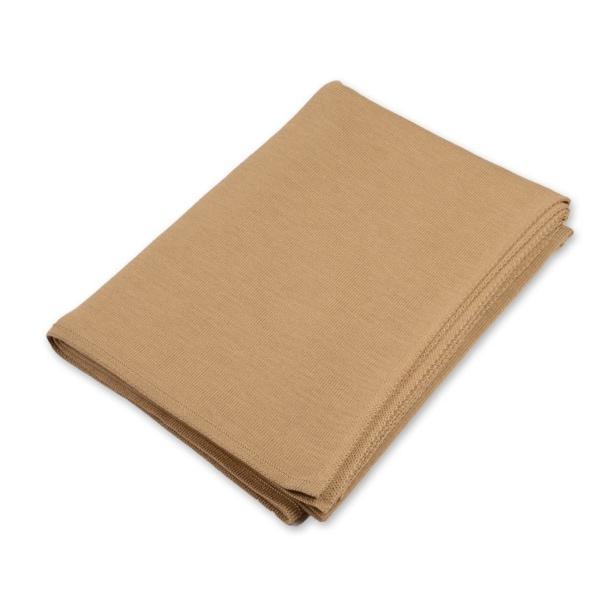 Decke 140x180cm RL uni, camel - Lenz & Leif