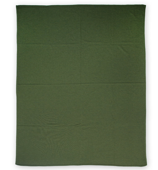 Decke 140x180cm RL uni, dunkelgrün - Lenz & Leif