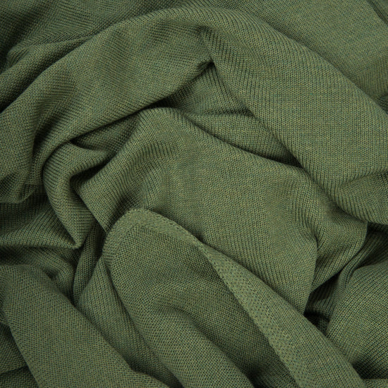 Decke 140x180cm RL uni, dunkelgrün - Lenz & Leif