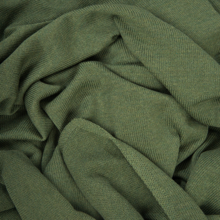 Decke 140x180cm RL uni, dunkelgrün - Lenz & Leif