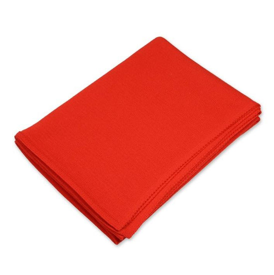 Decke 140x180cm RL uni, rot - Lenz & Leif