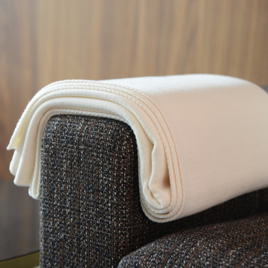 Decke 140x180cm RL uni, weiß - Lenz & Leif