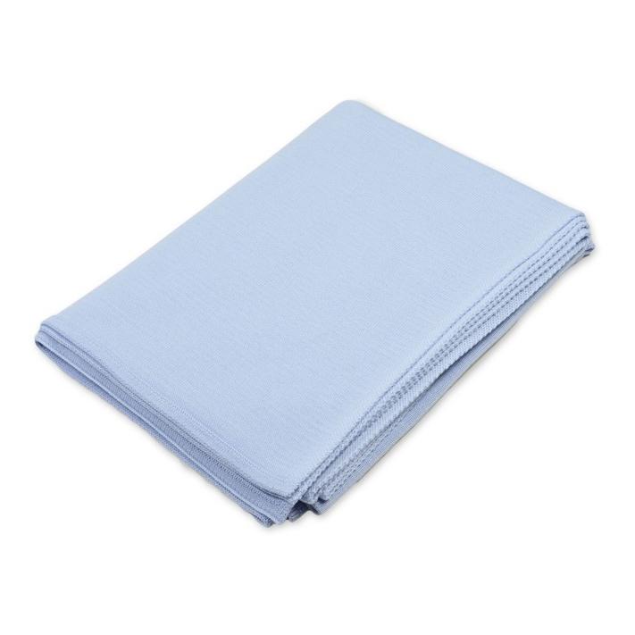 Decke 140x180cm RL uni, hellblau - Lenz & Leif