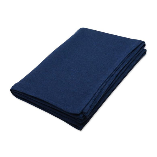 Decke 140x180cm RL uni, dunkelblau - Lenz & Leif