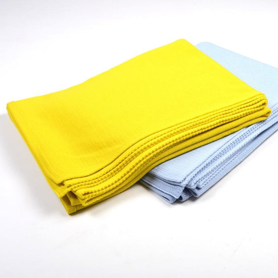 Decke 140x180cm RL uni, gelb - Lenz & Leif