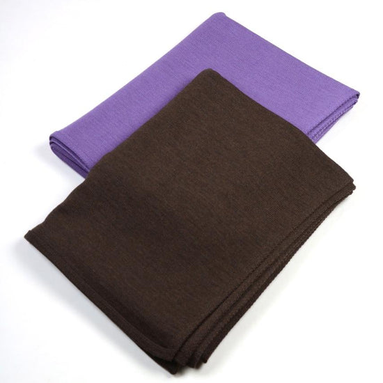 Decke 140x180cm RL uni, braun - Lenz & Leif