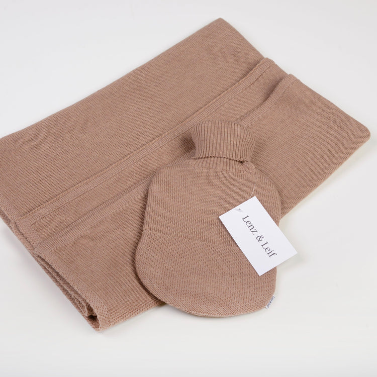 Baby/Kinderdecke 90x90cm Valerie camel