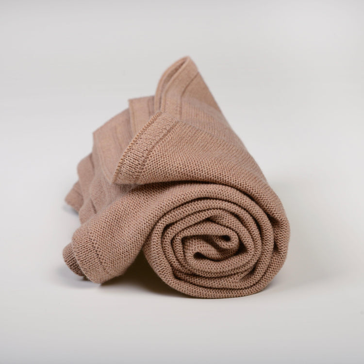 Baby / child blanket 90x90cm Valerie camel